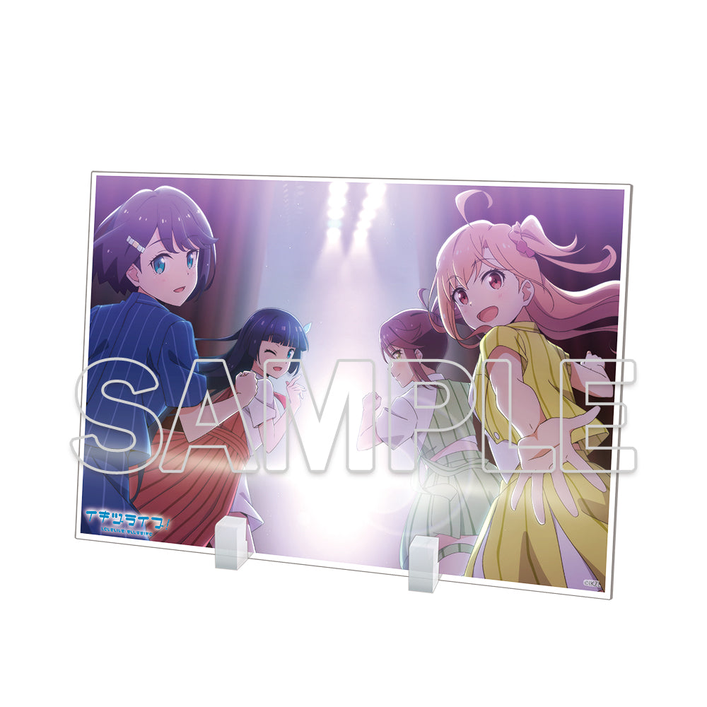 (Goods - Ornament) IKIZULIVE! LOVELIVE! BLUEBIRD Acrylic Plate 1st LIVE Ver. - Polka & Mai & Akira & Hanabi