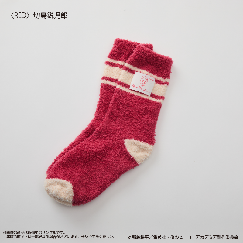 (Goods - Apparel) My Hero Academia Roomwear Socks (Mens) Kirishima Eijiro