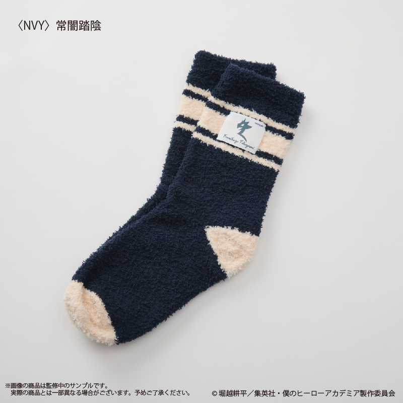 (Goods - Apparel) My Hero Academia Roomwear Socks (Ladies) Tokoyami Fumikage