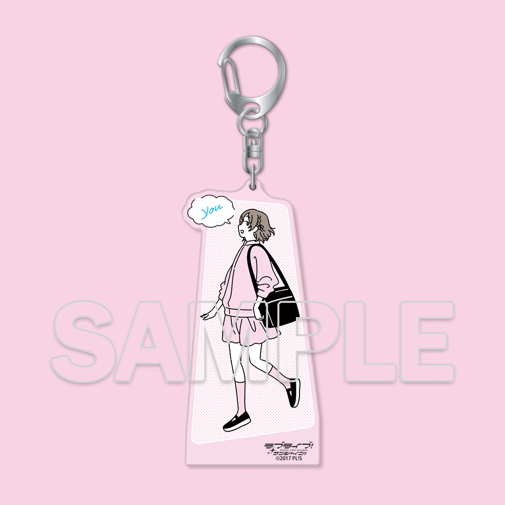 (Goods - Keychain) Love Live! Series Wear the Seasons on Your Walks. Acrylic Keychain - You Watanabe