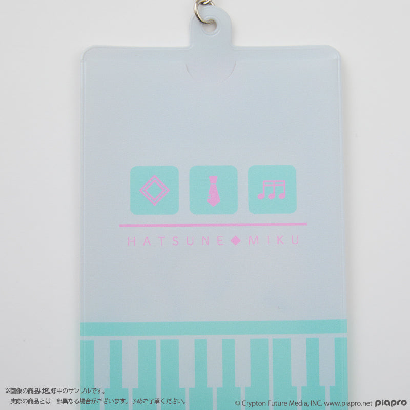 (Goods - Keychain) Hatsune Miku Keychain Photo Card Holder