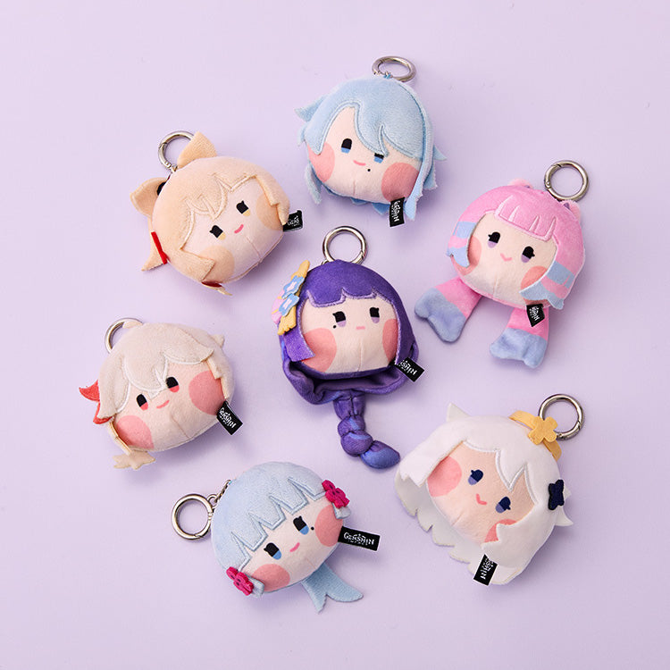 (Goods - Keychain) Genshin Impact Plush Keychain Kamisato Ayaka