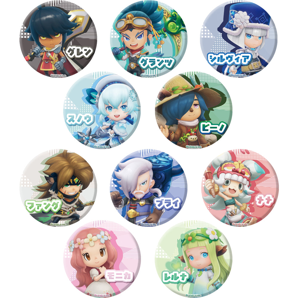 (Goods - Badge) FANTASY LIFE i: The Girl Who Steals Time Buddy Character Tradable Tin Badges Vol.1 Individual (Blind Box - Single)