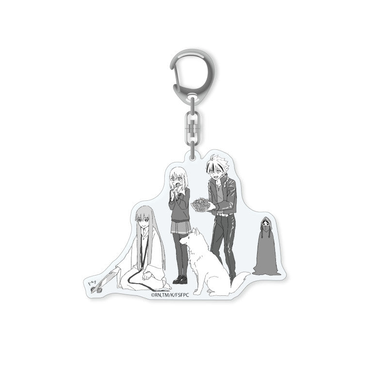 FateキーホルダーFakeアクリルチャームFGO フラット オーランド ヴェラ