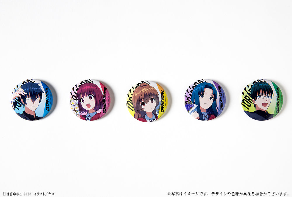 (Goods - Badge) Toradora! 20th Anniversary Tradable Tin Badge