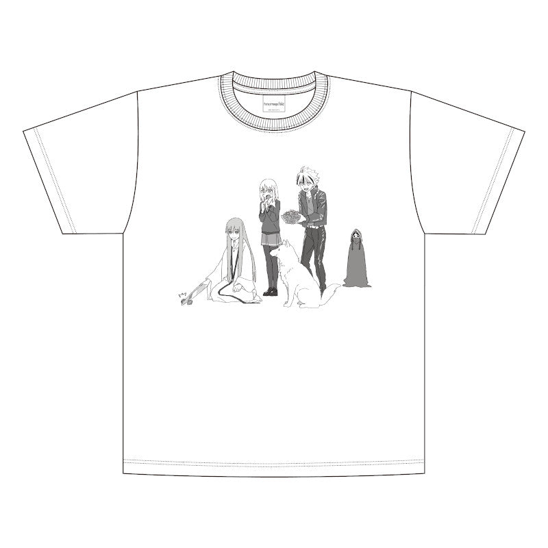 (Goods - Apparel) Fate/strange Fake SNOW FIELD STRANGE T-shirt (Ayaka Sajyou、Saber、Silver Wolf Chimera、Lancer、Assassin)