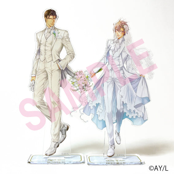 (Goods - Acrylic Stand) Be x Boy New Illustration Pair Acrylic Stand