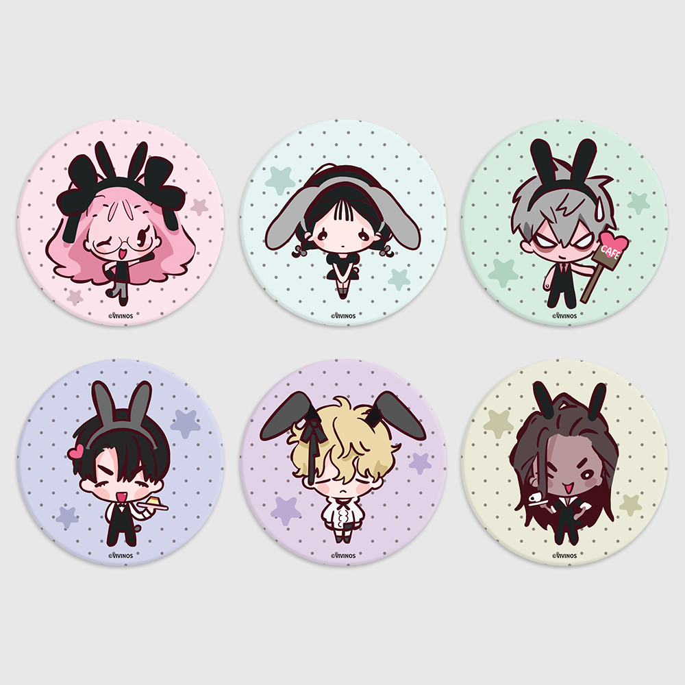 (Goods - Badge) Alien Stage Baniste Mini Character Button Badge (Blind Box -Single)