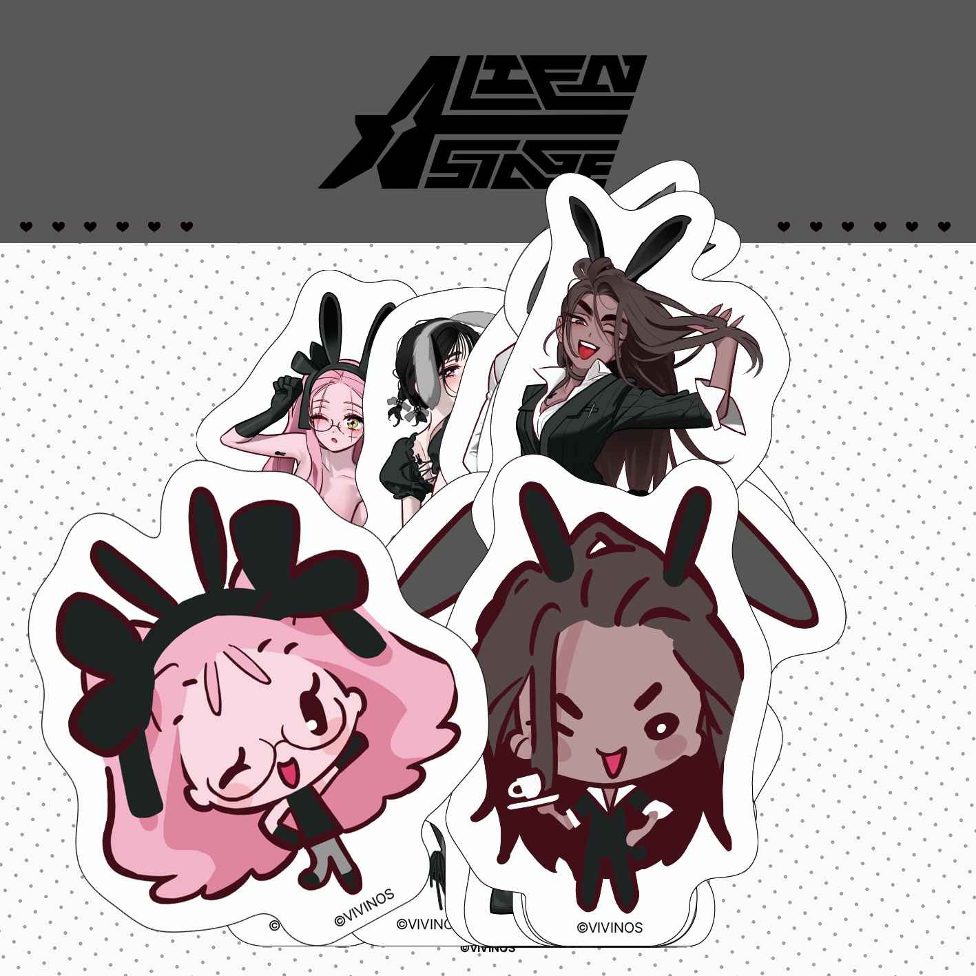 (Goods - Sticker) Alien Stage Baniste Sticker Set