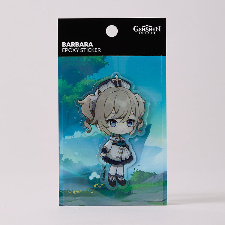 (Goods - Sticker) Genshin Impact Puffy Sticker Barbara