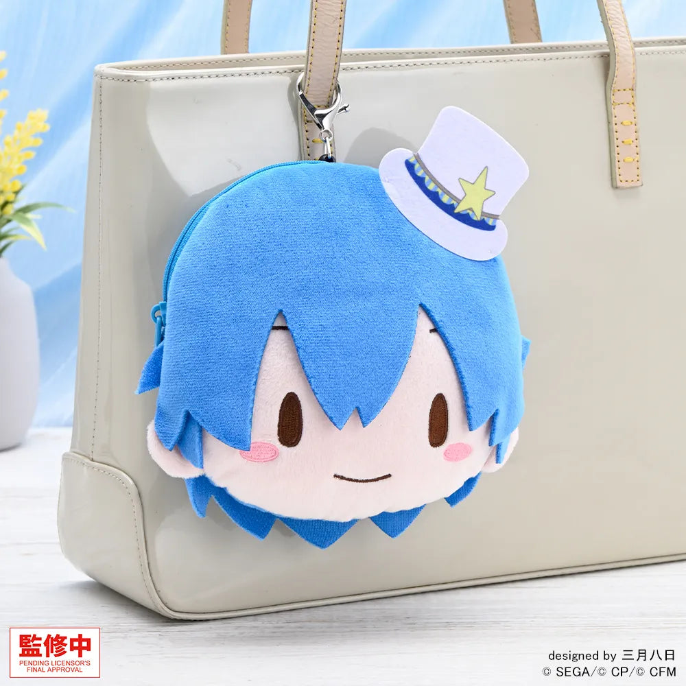 (Pouch) HATSUNE MIKU: COLORFUL STAGE! Face Pouch with Reel Wonderland SEKAI KAITO
