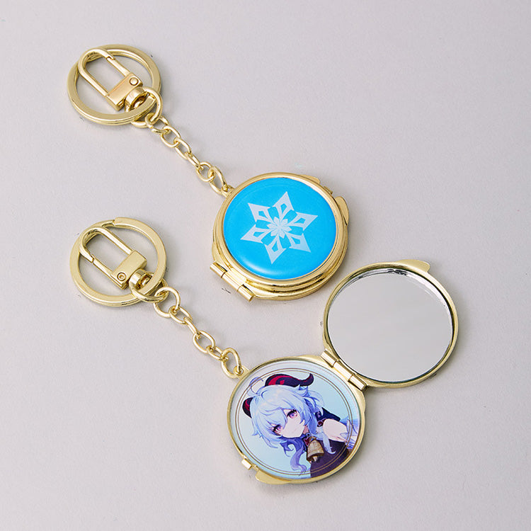 (Goods - Keychain) Genshin Impact Metal Keychain Ganyu (Cryo)