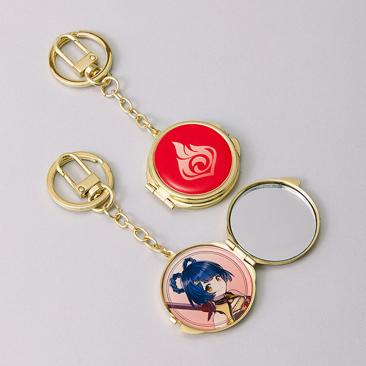 (Goods - Keychain) Genshin Impact Metal Keychain Xiangling (Pyro)