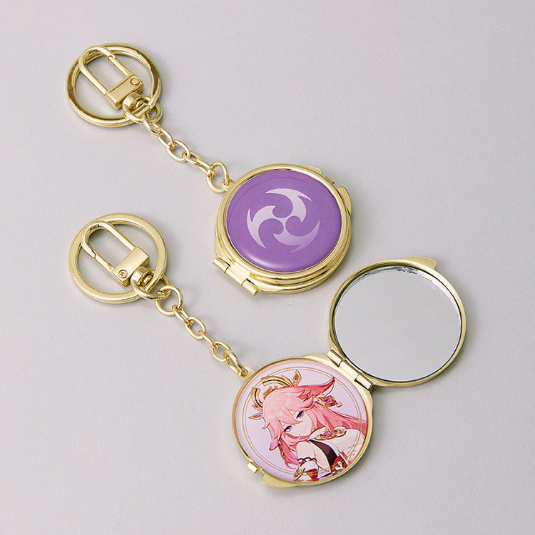 (Goods - Keychain) Genshin Impact Metal Keychain Yae Miko (Electro)