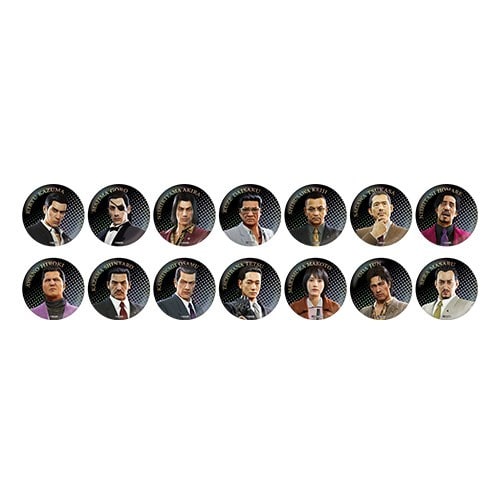 (Goods - Badge) Yakuza 0 Director's Cut Metal Button Badge Collection (Blind Box -Single)