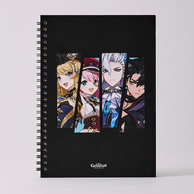 (Goods - Stationaries) Genshin Impact Ring Notebook Fontaine