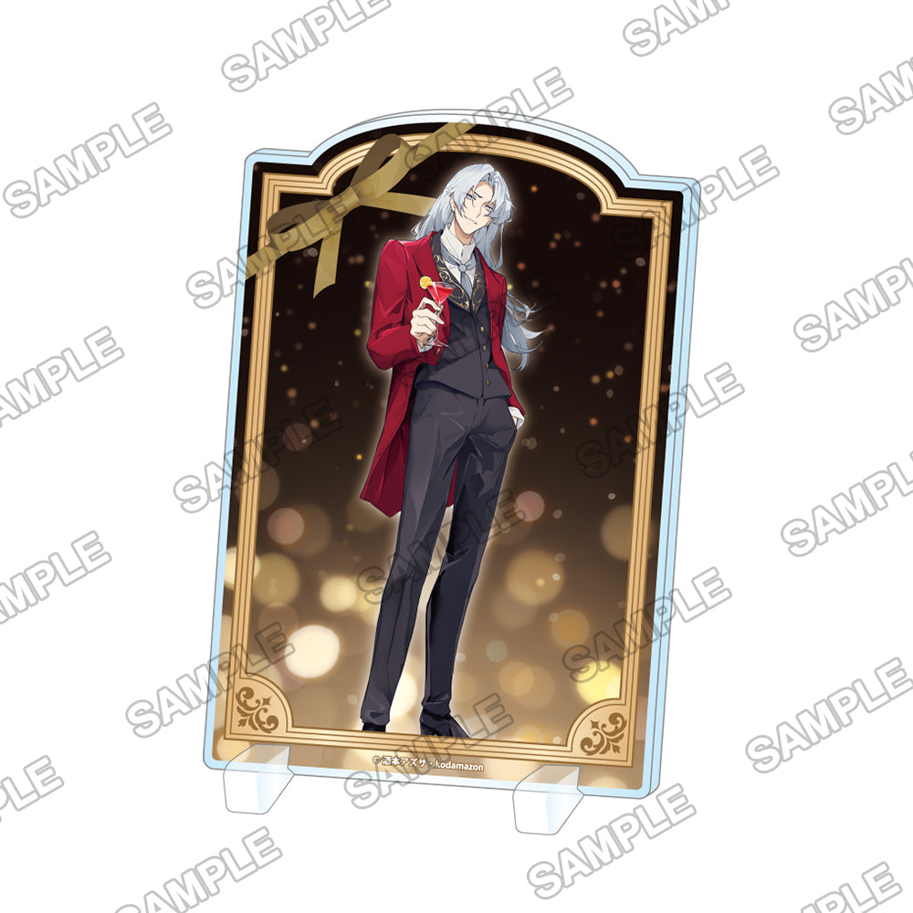 (Goods - Acrylic Stand) Kadokawa BOOKS 10th Anniversary Celebration Mini Acrylic Plate - I Reincarnated as the Villainous Commander of a Knights' Order - Justin