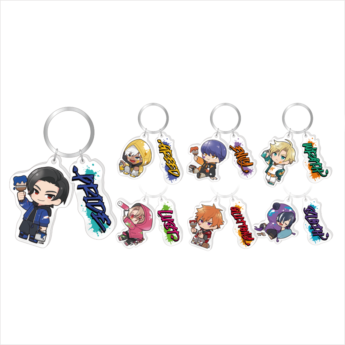 [Obey Me!] //Preorder// Shibuya 109 POP UP SHOP Acrylic Keychain