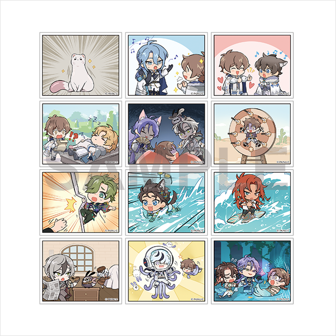 [NU: Carnival] Peta Collection (Four Framed Manga Ver. 3) (Blind Box -Single)