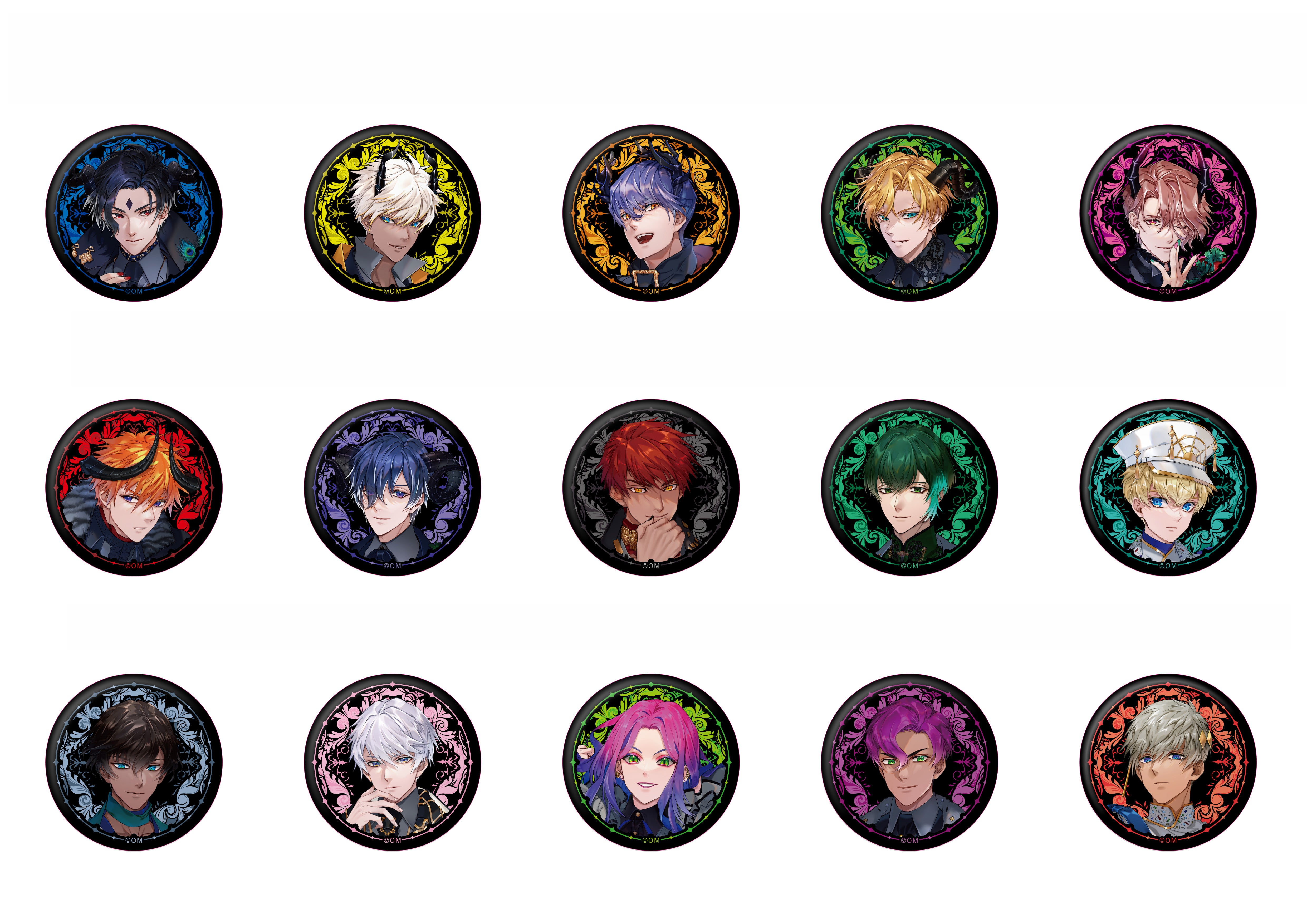 [Obey Me!] //PreOrder// 5th Anniversary Can Badge (Blind Box -Single)