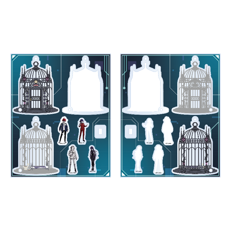 (Goods - Keychain) Hundred Line -Last Defense Academy- Acrylic Charm Set