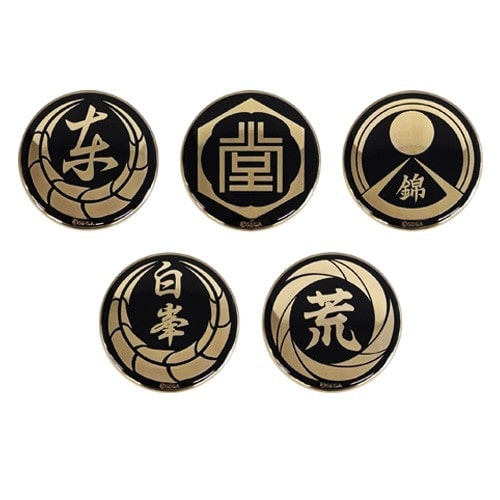(Goods - Badge) Yakuza: Like a Dragon20th Anniversary Gold-Plated Emblem Button Badge vol. 1 (Blind Box -Single)