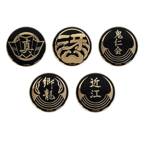 (Goods - Badge) Yakuza: Like a Dragon 20th Anniversary Gold-Plated Emblem Button Badge vol. 2 (Blind Box -Single)