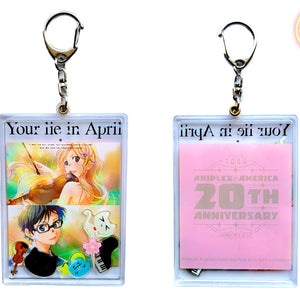 (Goods - Keychain) Aniplex 20th Anniversary Shaker Charm (Your Lie in April)