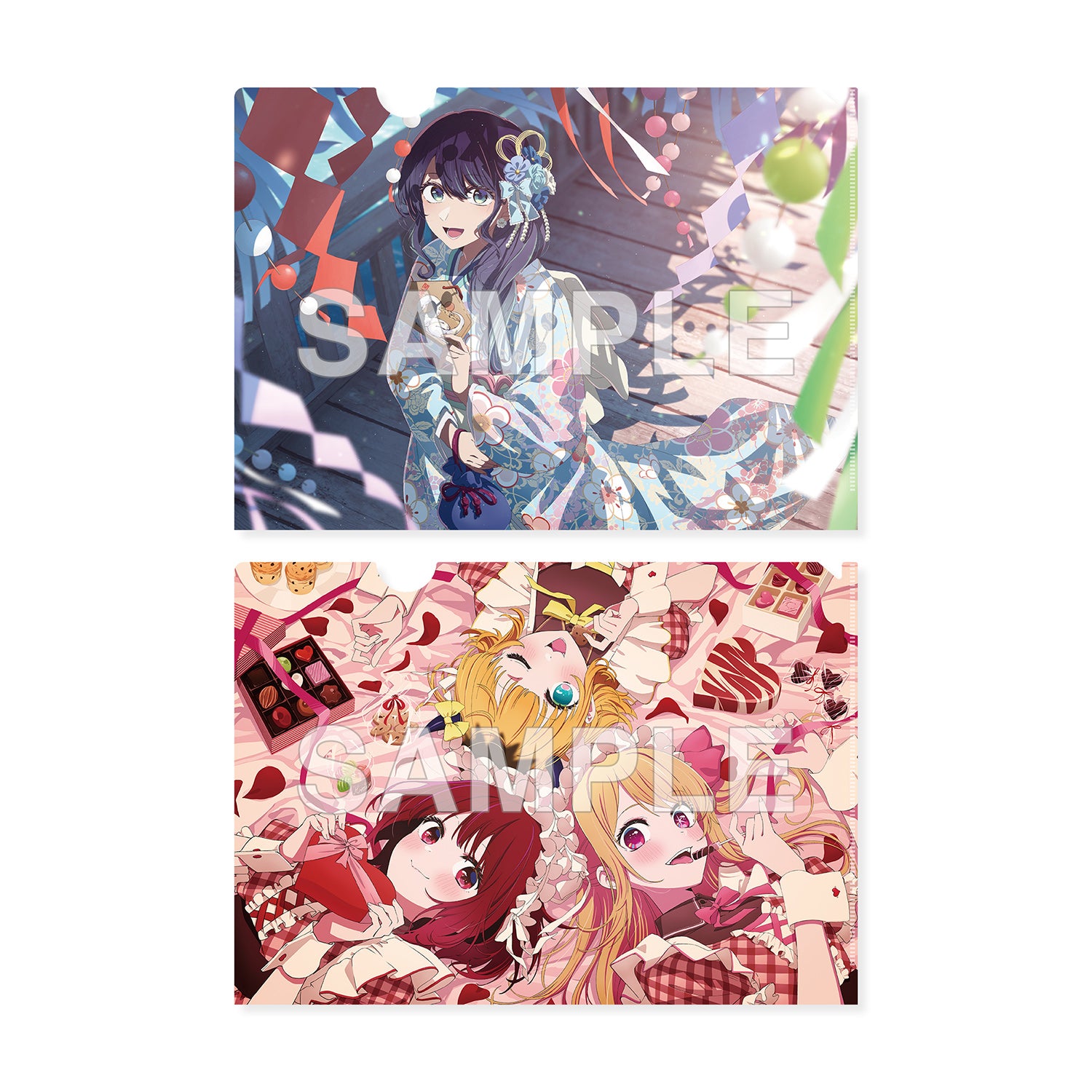 (Goods - File Folder)  Oshi no Ko File Folder Set New Year ＆Valentine's Day 2025 ver.