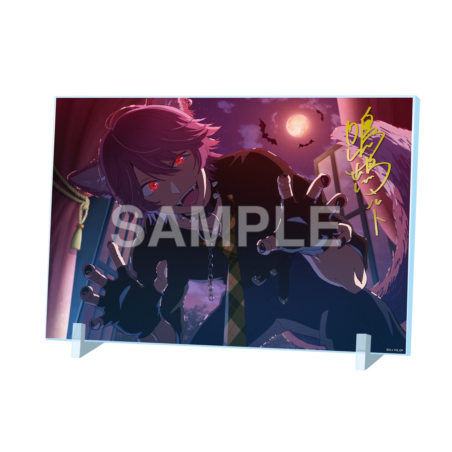 (Goods - Acrylic Stand)  Oshi no Ko Acrylic Panel w/ Foil-stamped Signature Halloween 2024 ver.