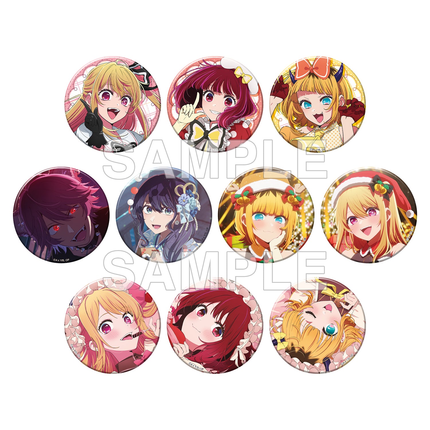 (Goods - Badge)  Oshi no Ko Tin Badges + The 13th (Blind Box - Single)
