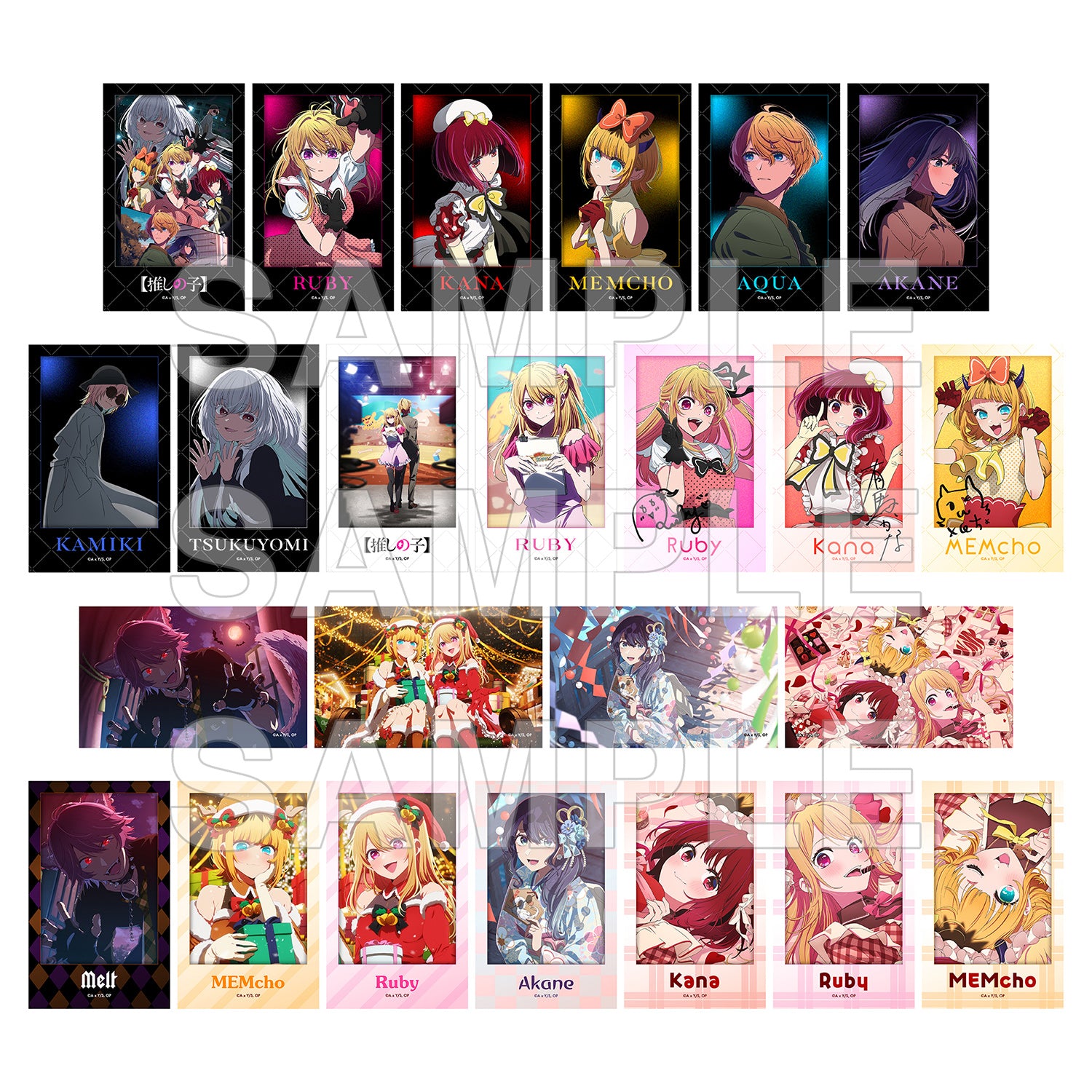 (Goods - Bromide)  Oshi no Ko Mini Photo-style Illustrations Collection ver.9 (Blind Box - Single)