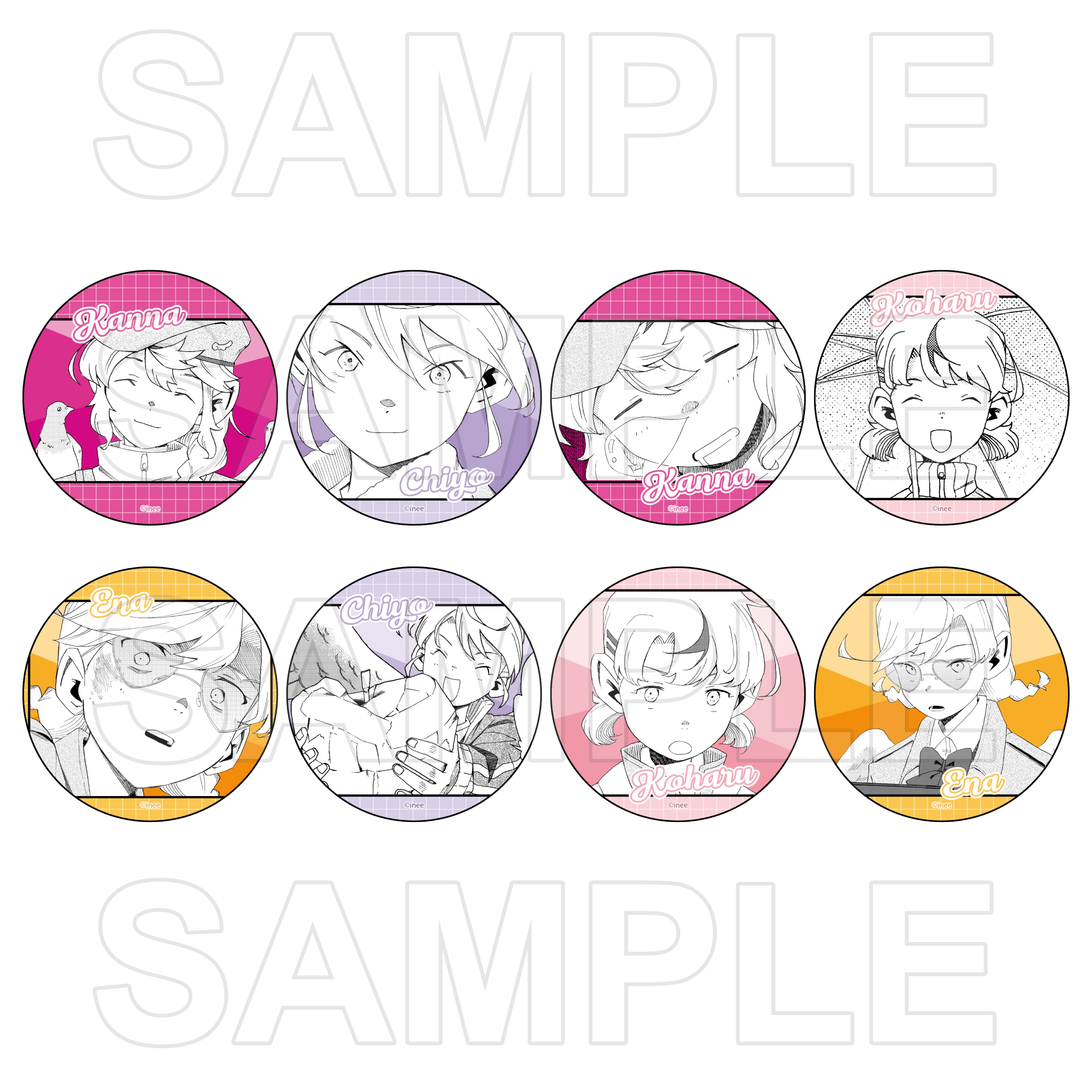 (Goods - Badge) LOVE BULLET Trading Tin Badge (Blind Box - Single)