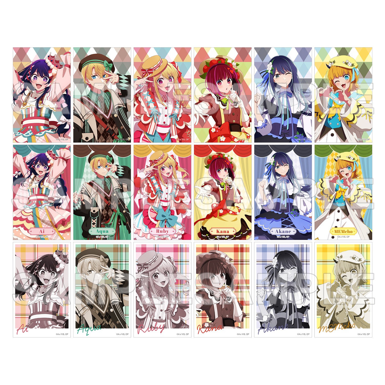 (Goods - Card) Oshi no Ko Mini Photo-style Illustrations Collection Colorful Ver. (Blind Box - Single)