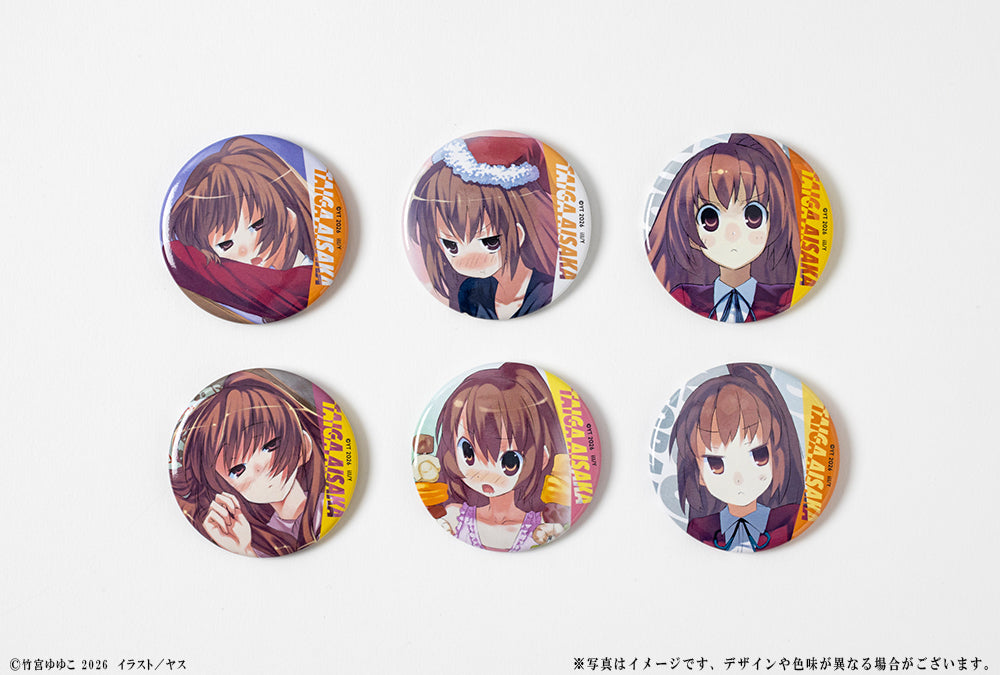 (Goods - Badge) Toradora! 20th Anniversary Tradable Tin Badge ~Full of Taiga~