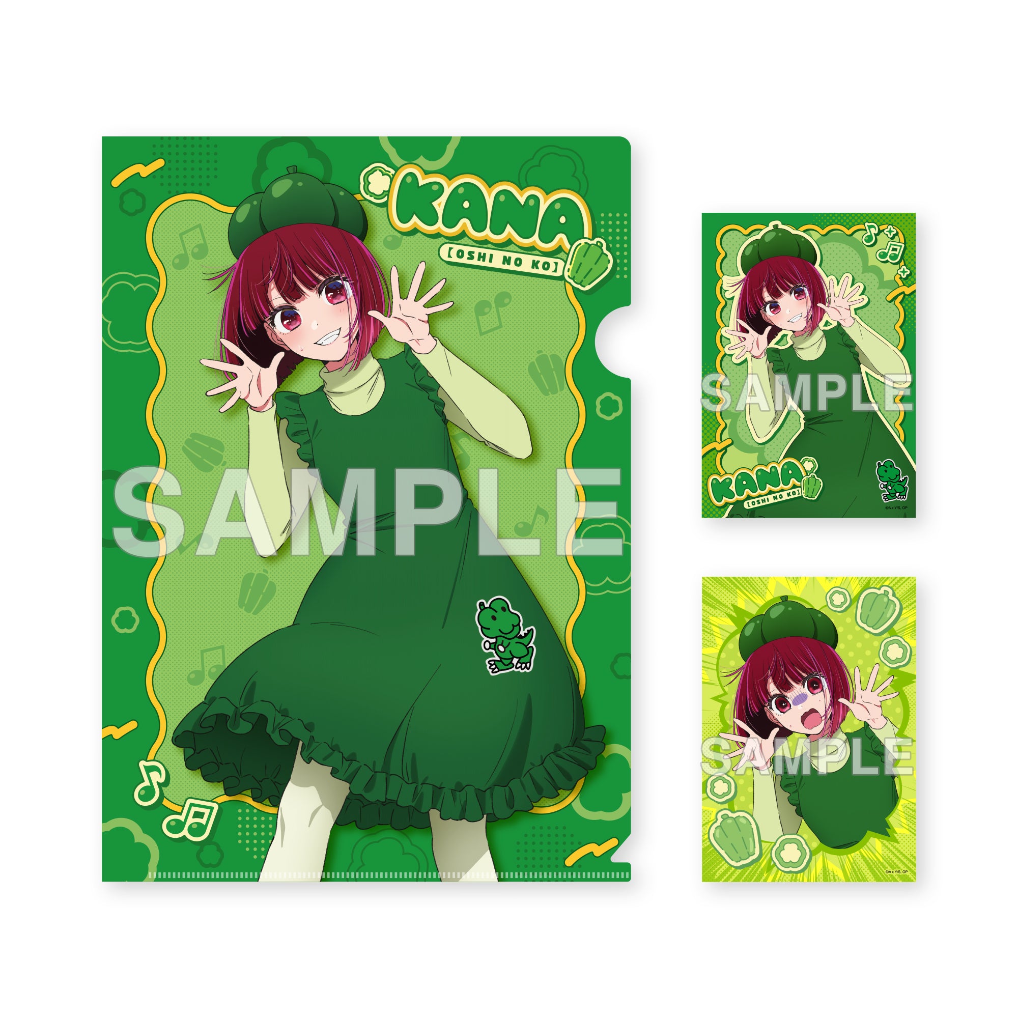 (Goods - Set) OSHI NO KO Clear File & Photo-style Illustration Set Figure Kana Arima Bell Pepper Ver.