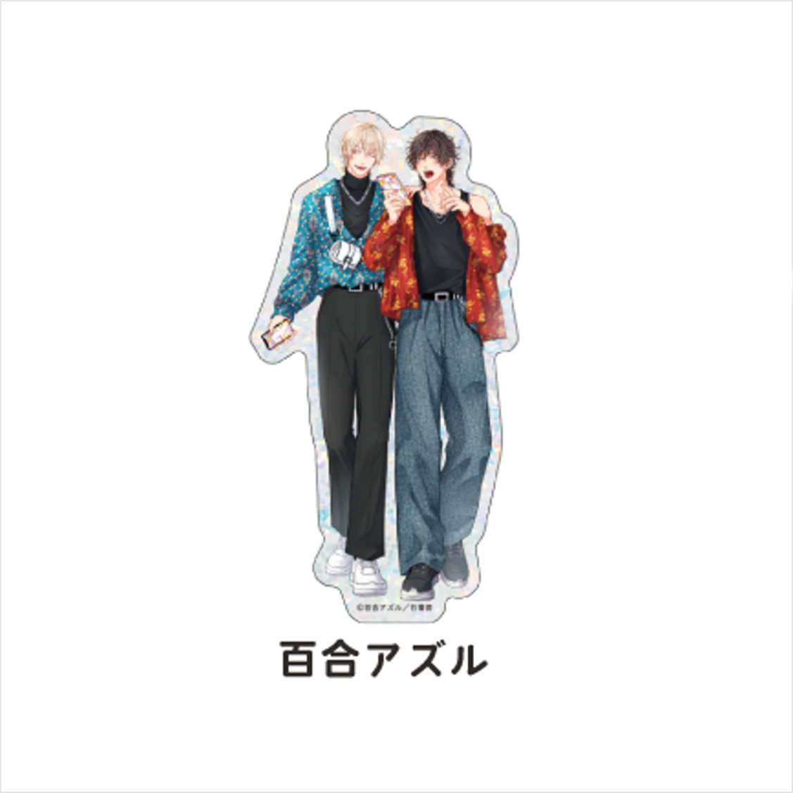 [Qpa LAND] Holographic Sticker / Azul Yuri