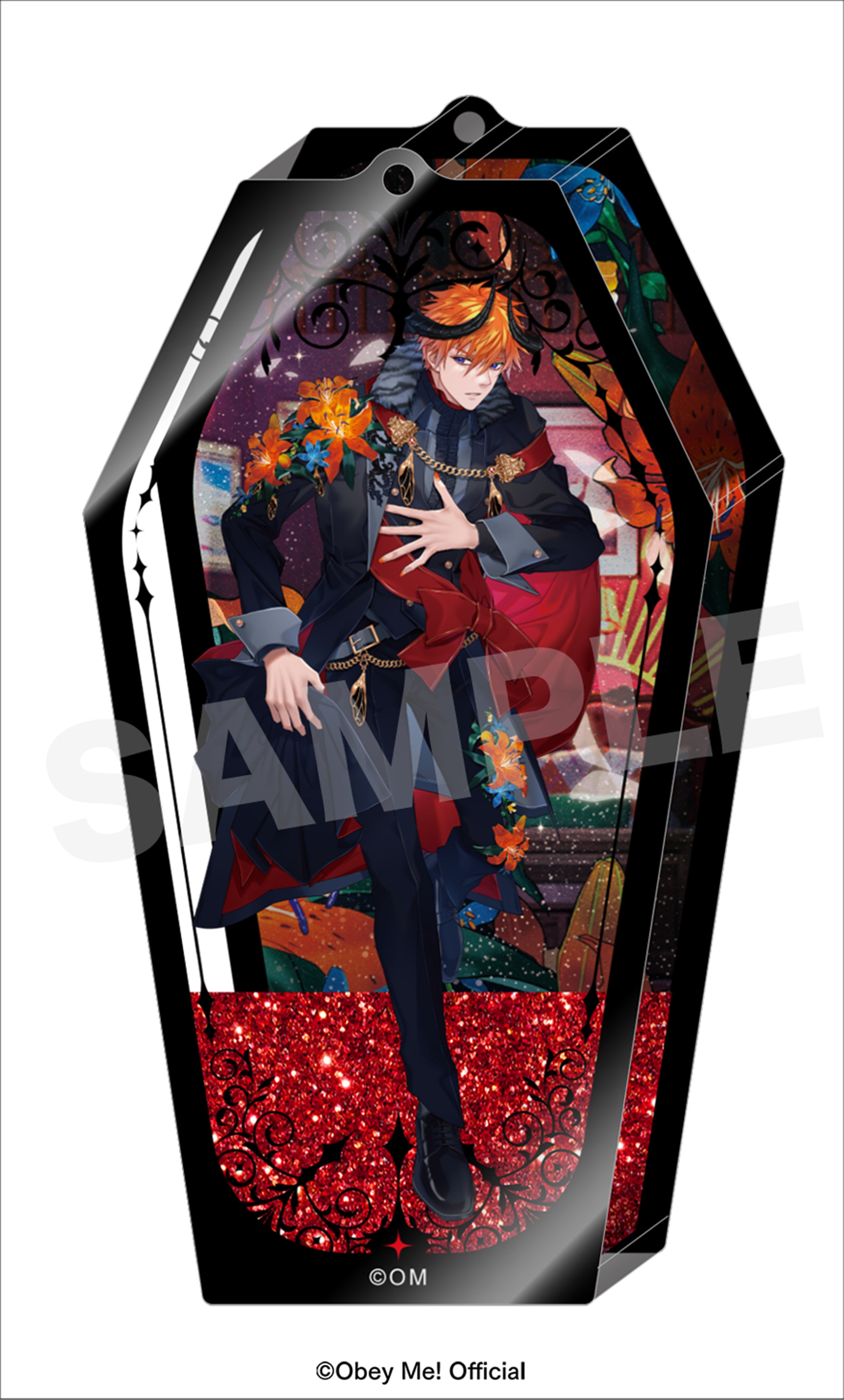 [Obey Me!] 5th Anniversary Oil-in Acrylic Keychain / Beelzebub