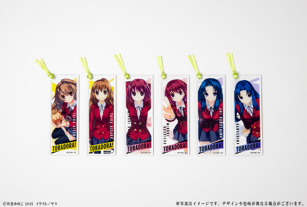 (Goods - Keychain) Toradora! 20th Anniversary Tradable Acrylic Bookmark Keychain
