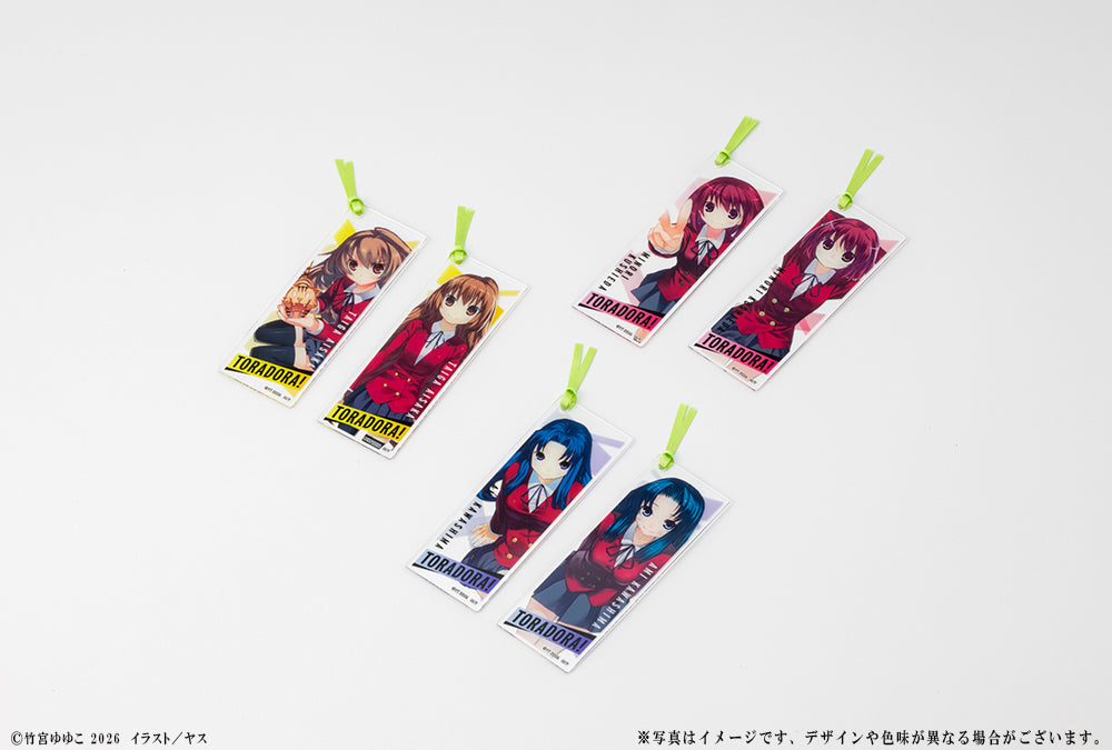 (Goods - Keychain) Toradora! 20th Anniversary Tradable Acrylic Bookmark Keychain