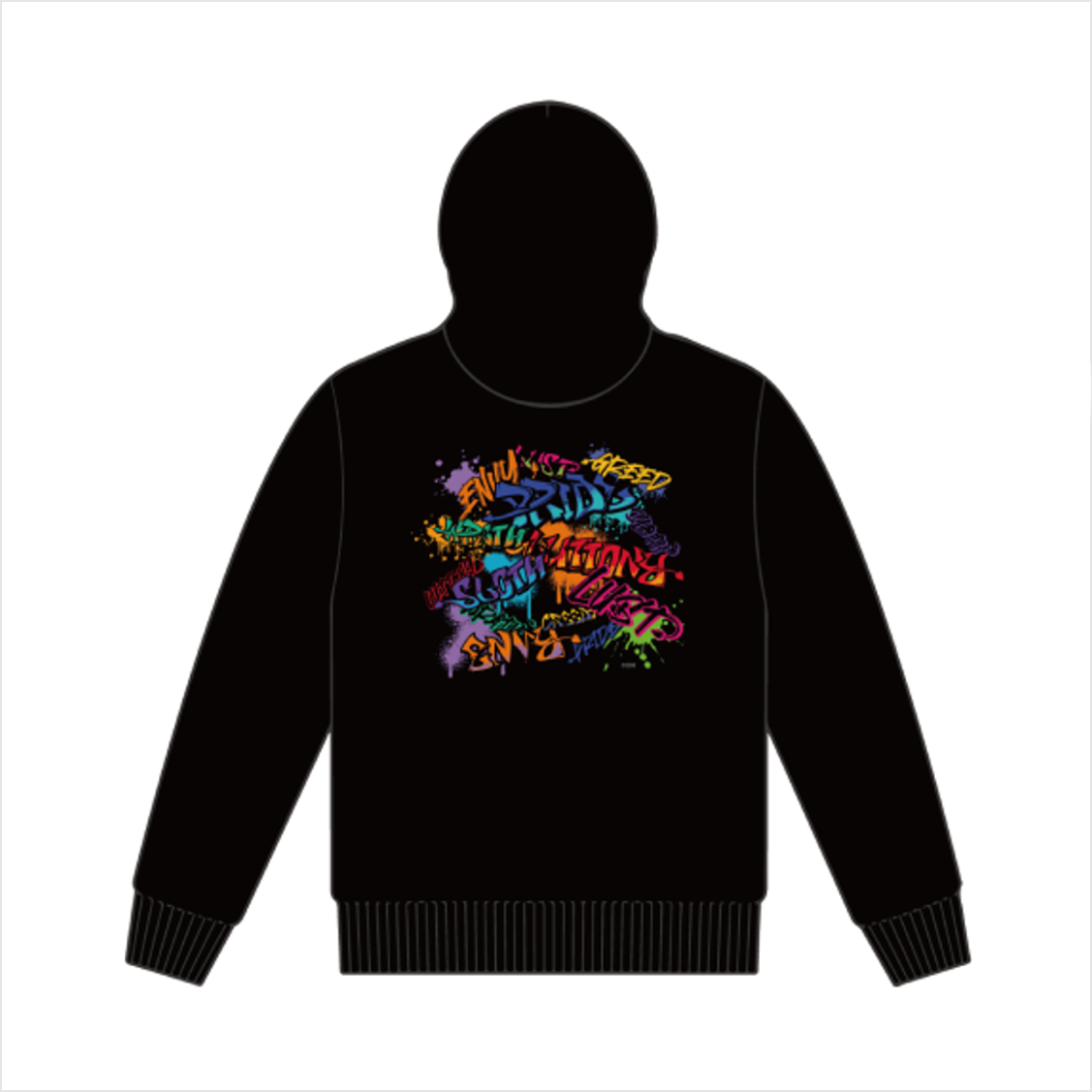 [Obey Me!] //Preorder// Shibuya 109 POP UP SHOP The Deadly Sins Graffiti Art Hoodie