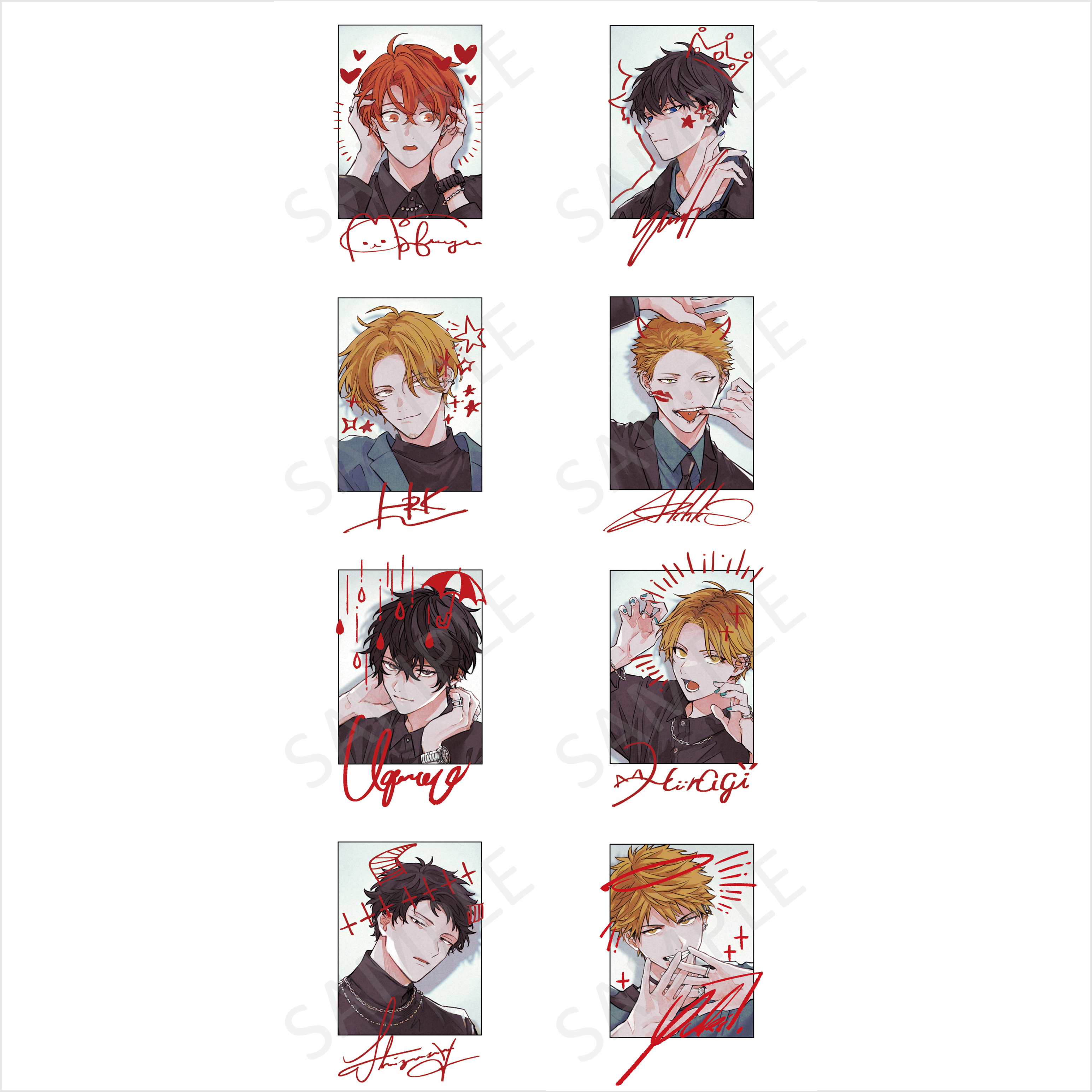 (Goods - Card) Given Cheki-Style Bromide Set