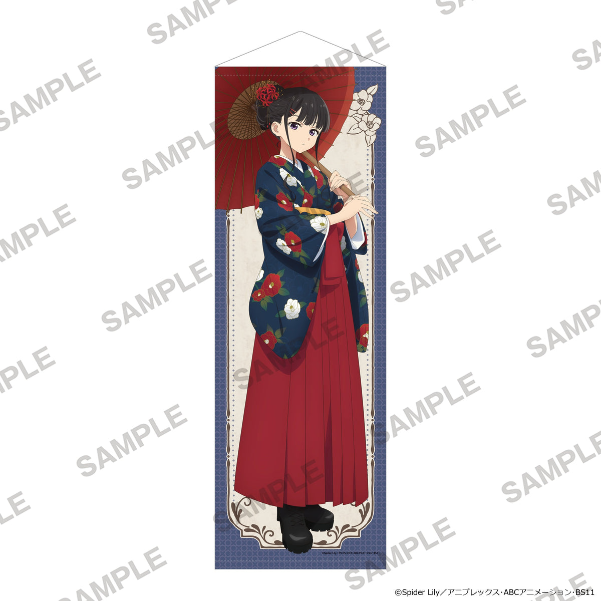 (Goods - Tapestry) Lycoris Recoil TV Anime Series Life-sized Tapestry Japanese-Modern Style Ver. - Takina Inoue