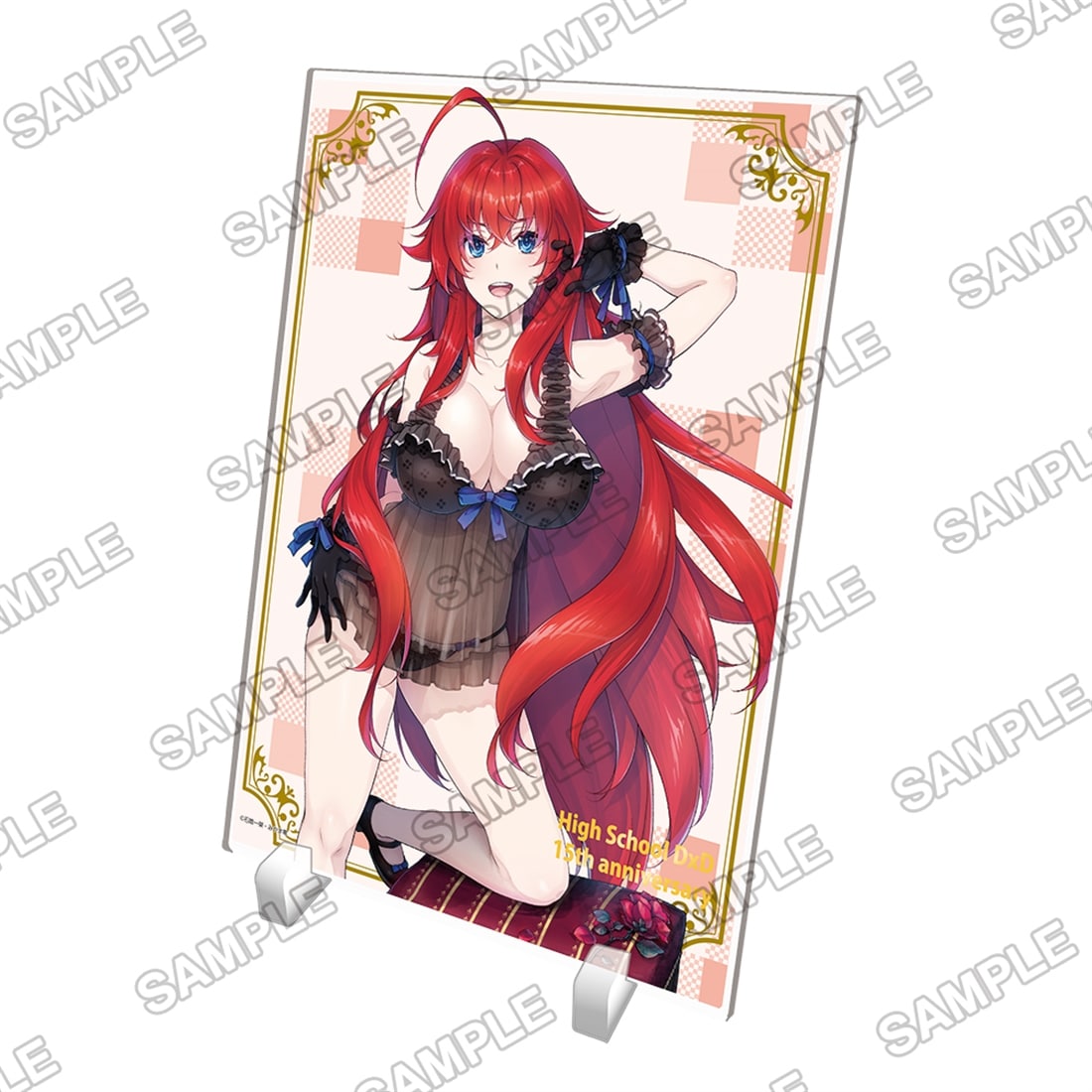 (Goods - Acrylic Stand) [Resale] High School DxD 15th anniversary Foil-stamped A5-sized Acrylic Panel Rias Gremory