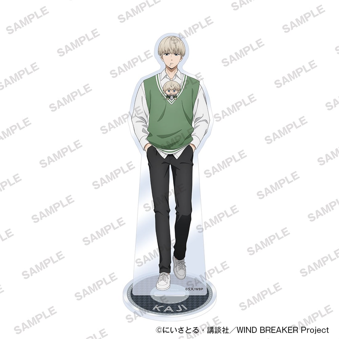 (Goods - Acrylic Stand) TV Anime WIND BREAKER Acrylic Stand Together with Plushies Ver. - Ren Kaji