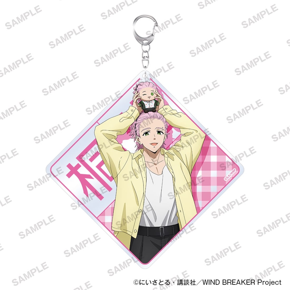 (Goods - Keychain) TV Anime WIND BREAKER Name Keychain Together with Plushies Ver. - Mitsuki Kiryu