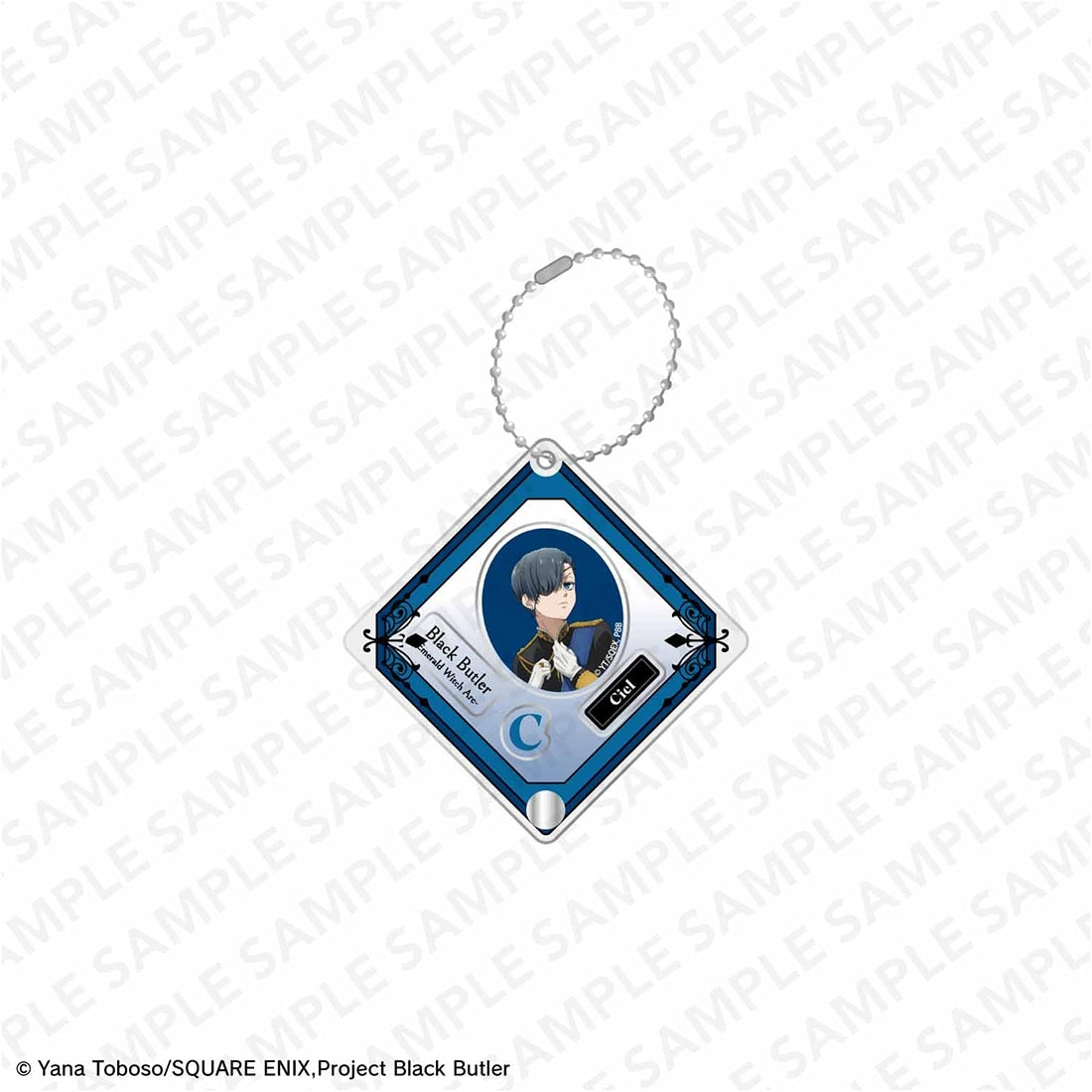 (Goods - Keychain) Black Butler Emerald Witch Arc Anime Series Shakable Acrylic Keychain - Ciel Phantomhive