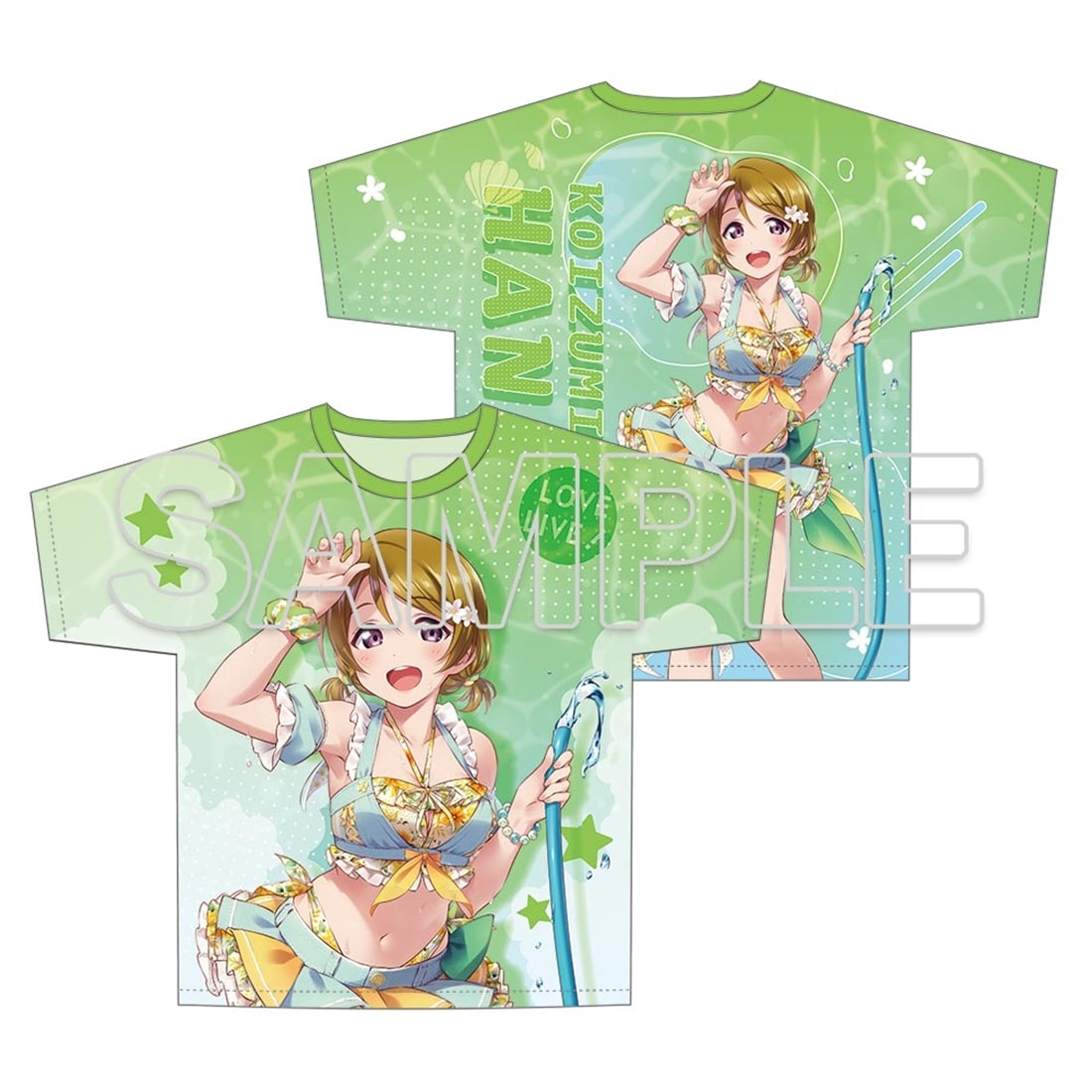 (Goods - Shirt) Love Live! Full Graphic T-shirt Ver. Swimsuit - Hanayo Koizumi