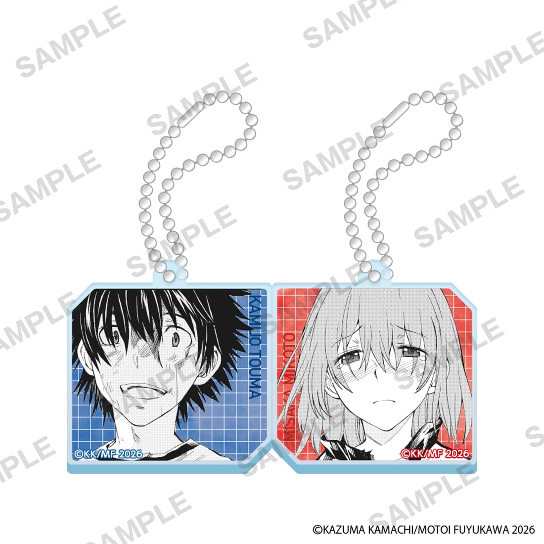 Goods - Keychain) A Certain Scientific Railgun Comic Series