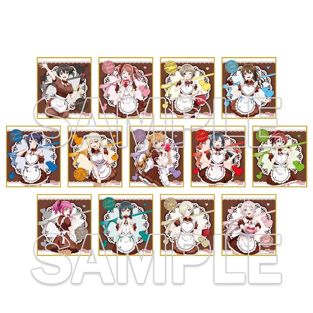 (Goods - Board) Love Live! Nijigasaki High School Idol Club Tradable Mini Illustration Board Ver. Valentine 2026 (Blind Box - Single)